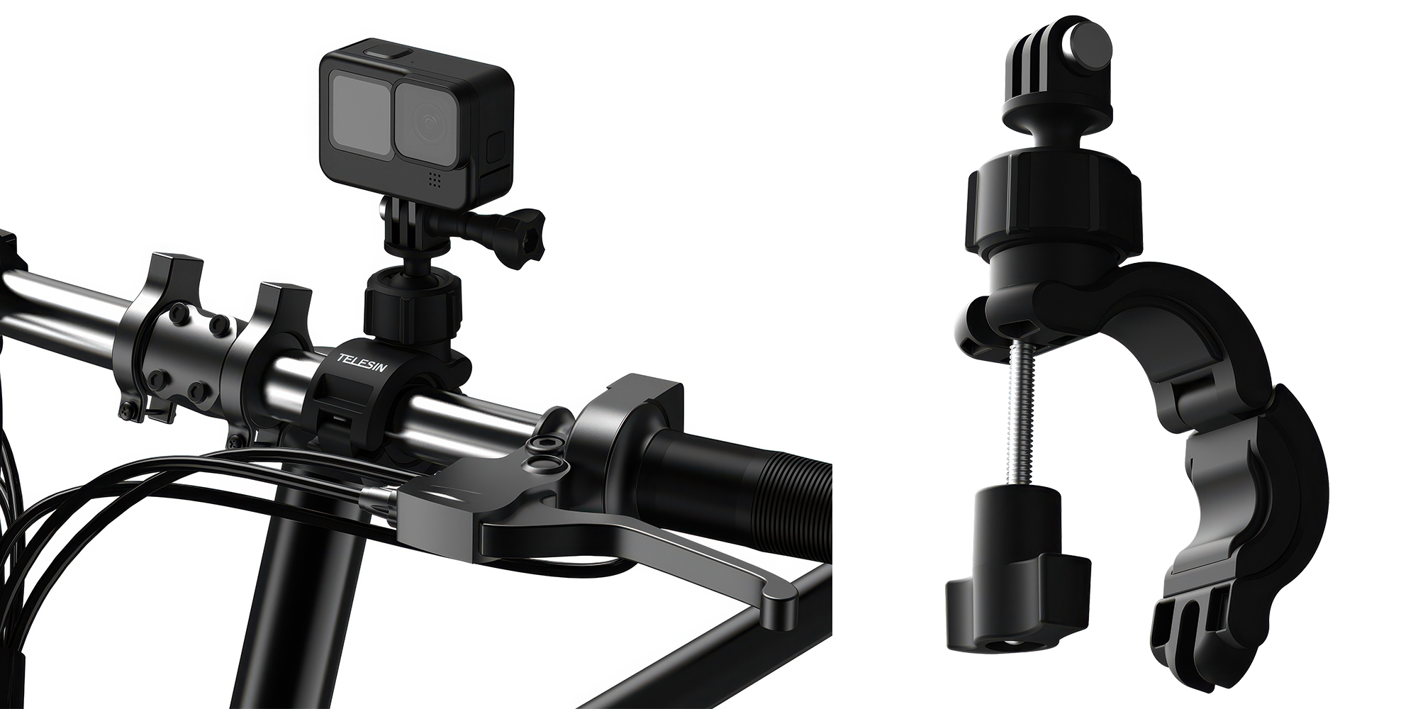 Mocowanie na kierownicę rowerową Telesin DJ-HBM-001 do kamer sportowych